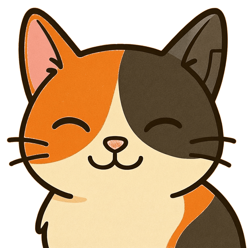 Gibble the calico cat